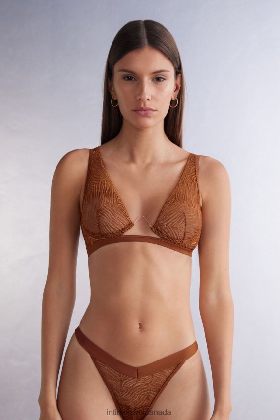 Underwear CA Intimissimi Women Go Animalier Balconette Bra 332J-Light Cinnamon DD6R6T458