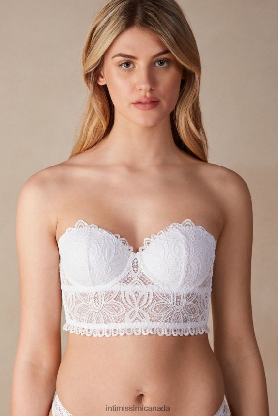 Underwear CA Intimissimi Women Hot Summer Days Giada Balconette Bustier 001-White DD6R6T530