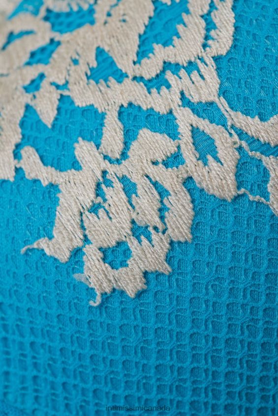 Underwear CA Intimissimi Women Pretty Flowers Sofia Balconette Bra 233J-Digital Turquoise/Ivory DD6R6T574