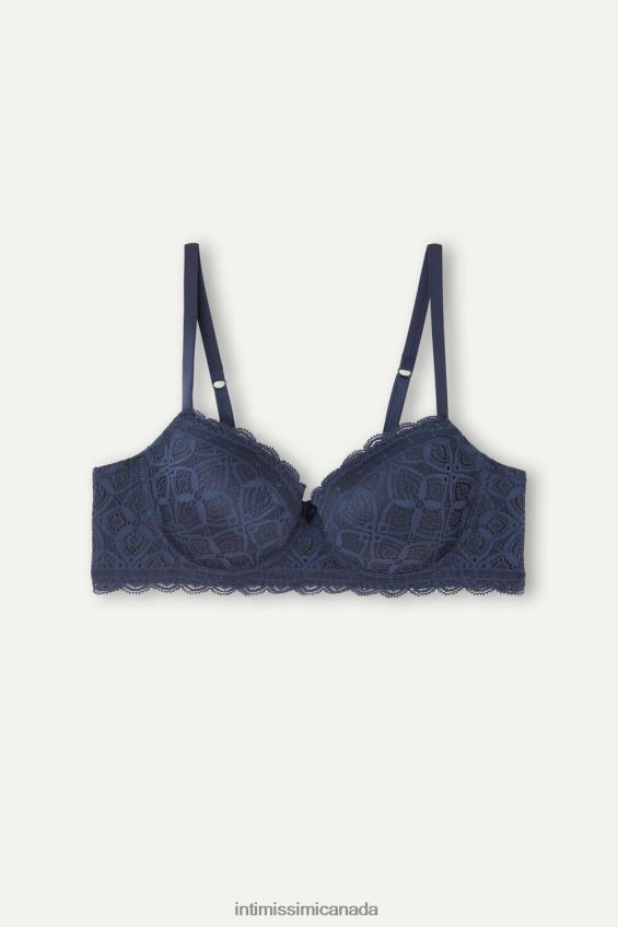 Underwear CA Intimissimi Women Sofia Lace Balconette Bra 1467-Intense Blue DD6R6T650