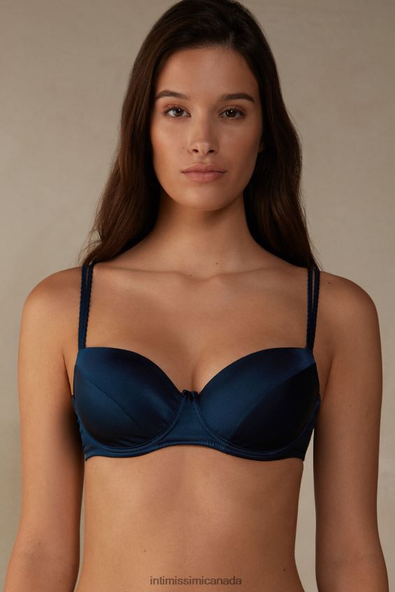Underwear CA Intimissimi Women Sofia Silk Balconette Bra 1467-Intense Blue DD6R6T627