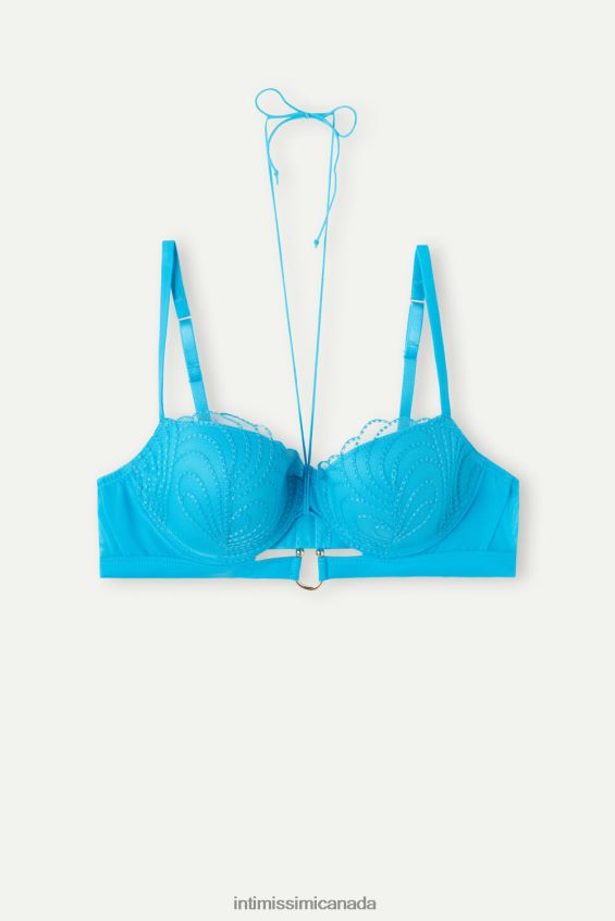Underwear CA Intimissimi Women Sofia Steal the Show Balconette Bra 210J-Digital Turquoise DD6R6T590
