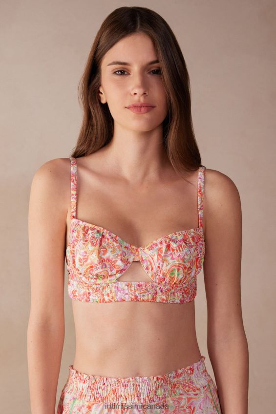 Underwear CA Intimissimi Women Summer Journey Bra Top 240J-Summer Cashmere Print DD6R6T508