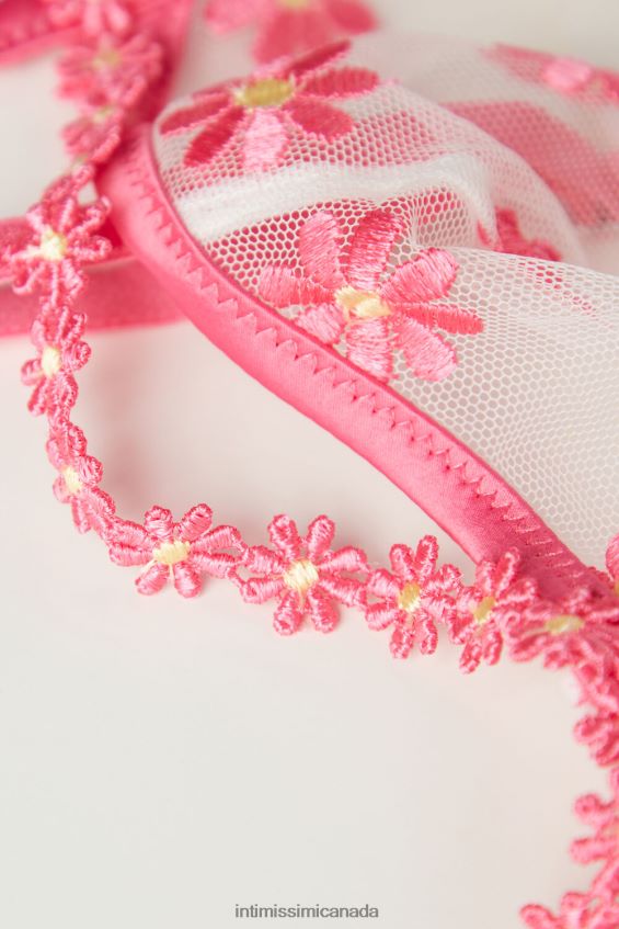 Underwear CA Intimissimi Women Sweet Like Daisies Balconette Bra 239J-Fuchsia/Powder White DD6R6T531