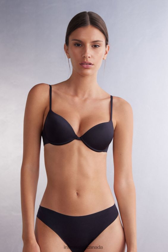 Underwear CA Intimissimi Women Bellissima Ultralight Microfibre Push-Up Bra 019-Black DD6R6T490