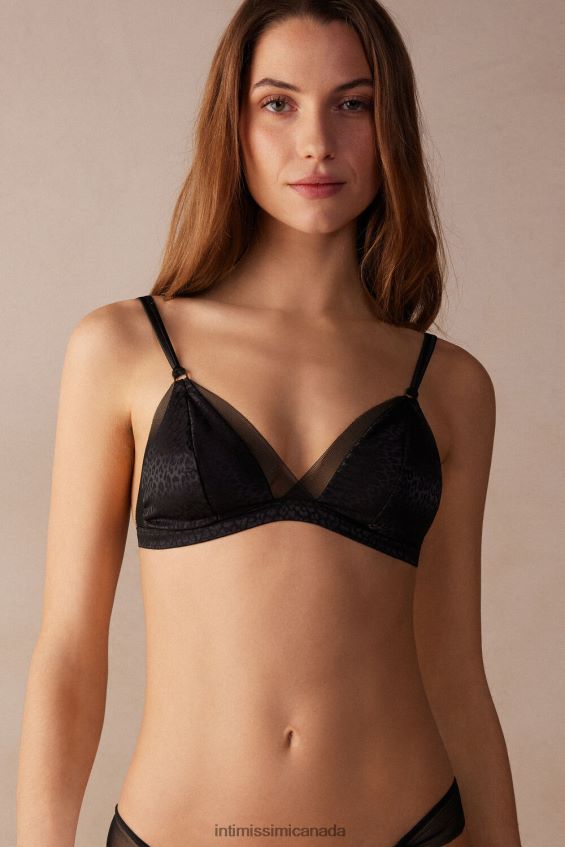 Underwear CA Intimissimi Women Cool Minimal Emma Triangle Bra 019-Black DD6R6T588