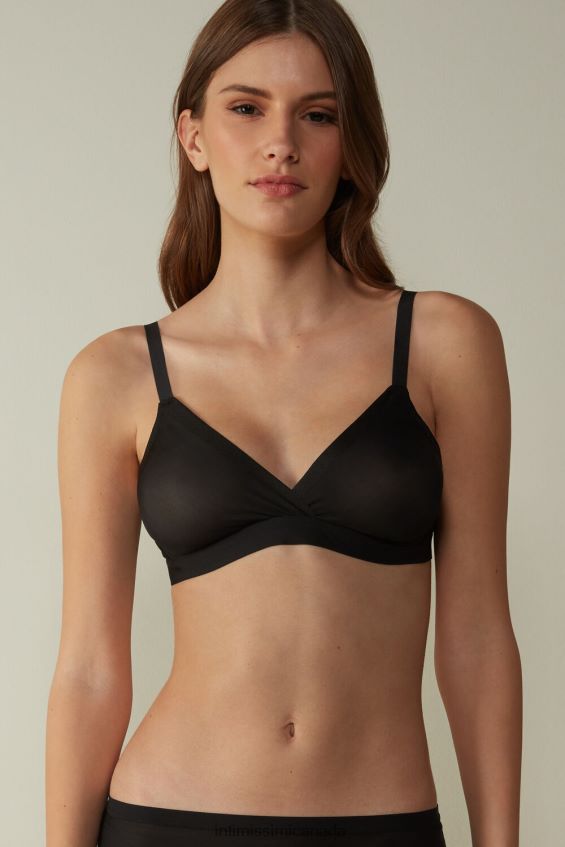 Underwear CA Intimissimi Women Emma Invisible Touch Triangle Bra 019-Black DD6R6T778