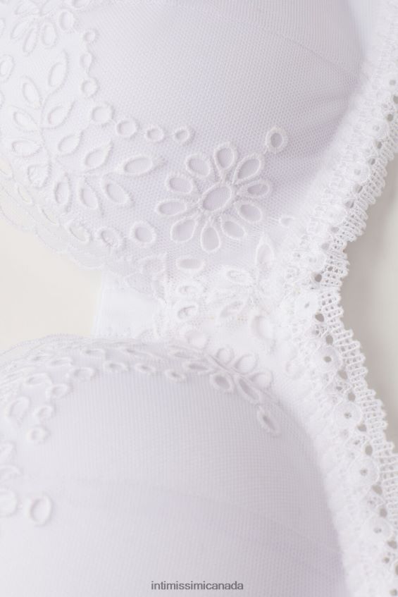 Underwear CA Intimissimi Women Timeless Simplicity Adele Triangle Bra 001-White DD6R6T527