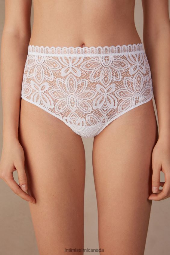Underwear CA Intimissimi Women Hot Summer Days High-Waisted French Knickers 001-White DD6R6T934