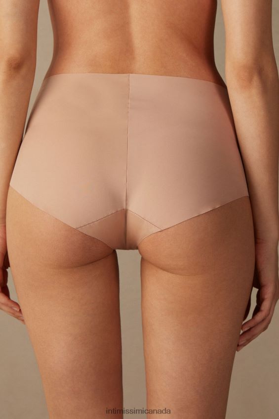 Underwear CA Intimissimi Women Laser Cut French Knickers 044-Soft Beige DD6R6T1161