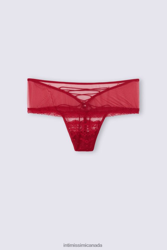Underwear CA Intimissimi Women Sinful Fantasies High-Waisted French Knickers 9888-Sealing Wax Red DD6R6T849