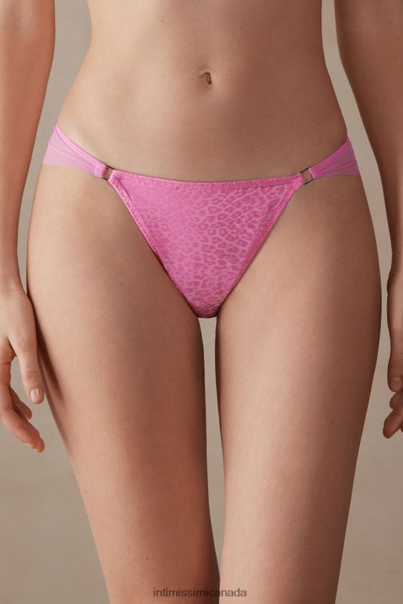 Underwear CA Intimissimi Women Cool Minimal Brazilian Briefs 207J-Candy Pink DD6R6T956