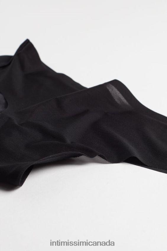 Underwear CA Intimissimi Women Invisible Touch Brazilian Briefs 019-Black DD6R6T1145