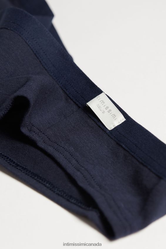 Underwear CA Intimissimi Women Natural Cotton Brazilian Panties 1467-Intense Blue DD6R6T1158