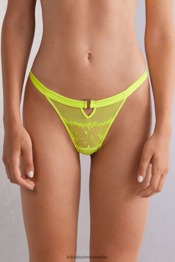 Underwear CA Intimissimi Women Pure Joy Brazilian Briefs 335J-Bright Yellow DD6R6T844