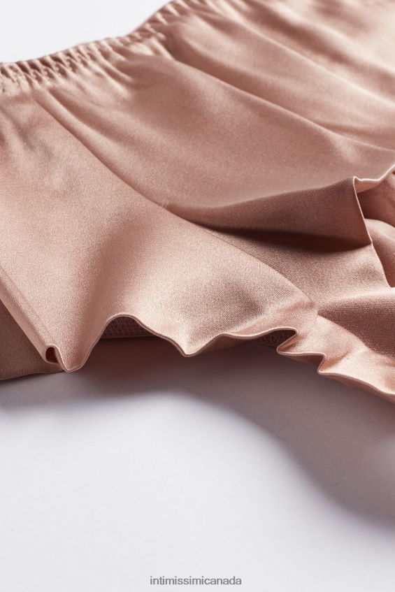 Underwear CA Intimissimi Women Silk Brazilian Briefs 163I-Satin Pink DD6R6T1164