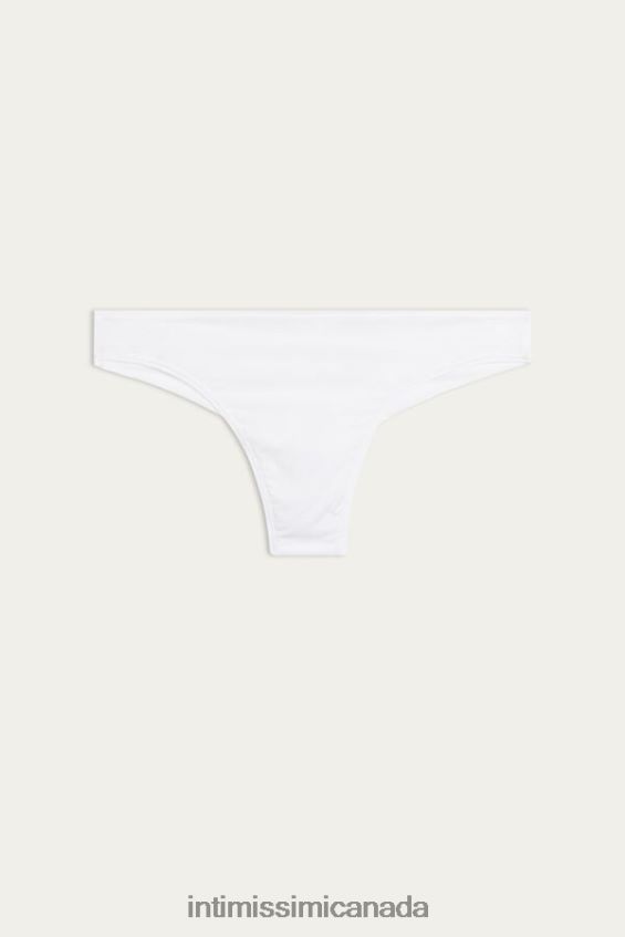 Underwear CA Intimissimi Women Ultralight Microfibre Brazilian Briefs 001-White DD6R6T1096
