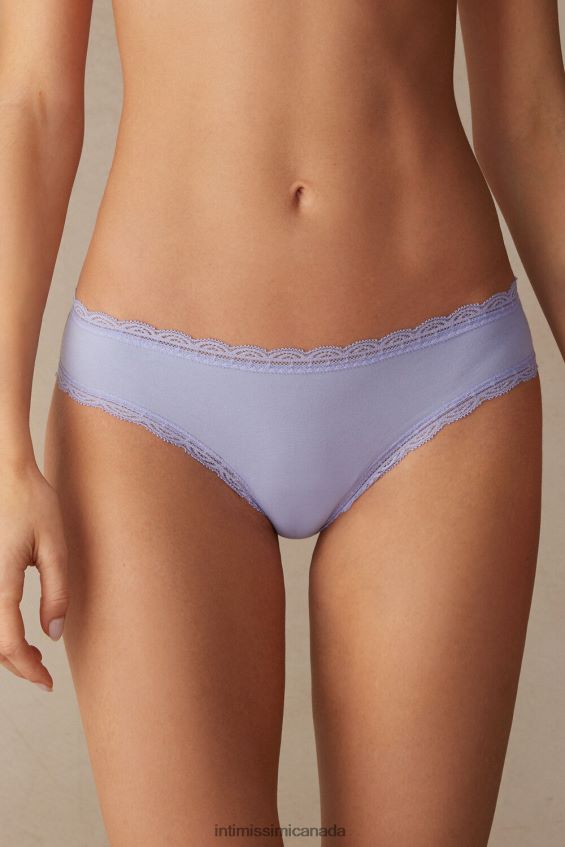 Underwear CA Intimissimi Women Cotton and Lace Briefs 212J-Sweet Lavender DD6R6T996