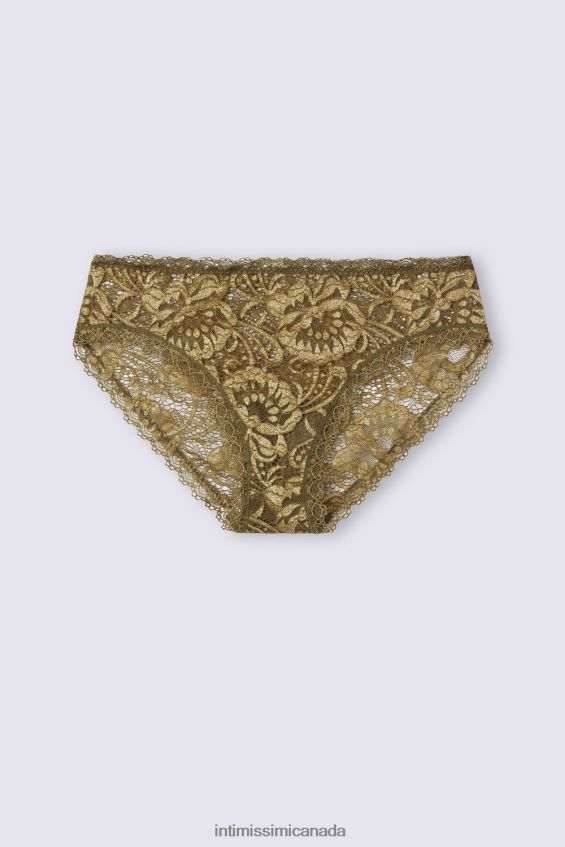 Underwear CA Intimissimi Women Golden Goddess Knickers 333J-Green Moss/Oro DD6R6T841