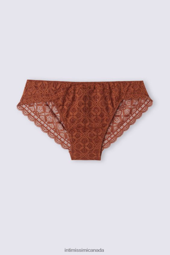 Underwear CA Intimissimi Women Low-Rise Lace Briefs 332J-Light Cinnamon DD6R6T876