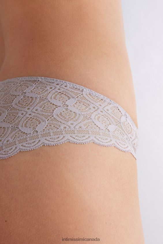 Underwear CA Intimissimi Women Low-Rise Lace Briefs 347J-Ice Grey DD6R6T859