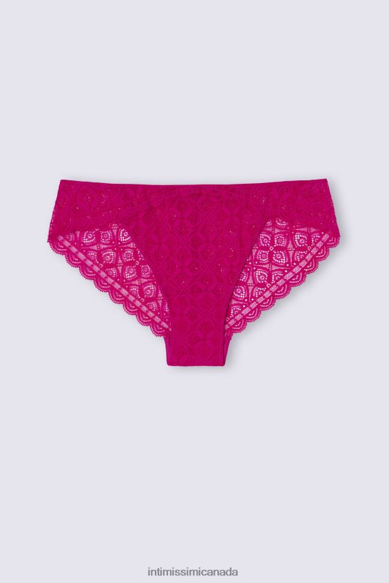 Underwear CA Intimissimi Women Low-Rise Lace Briefs 348J-Purple Orchid DD6R6T855
