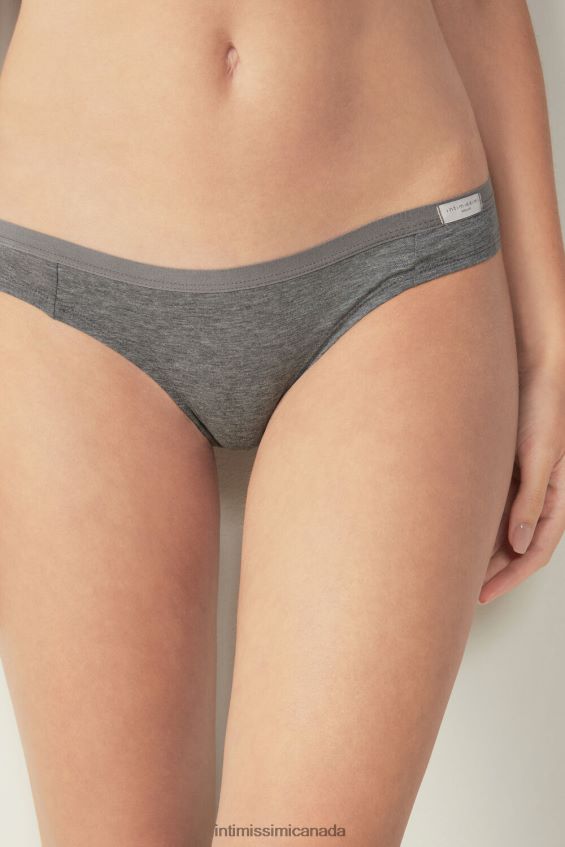 Underwear CA Intimissimi Women Natural Cotton Panties 616I-Cloud Grey Blend DD6R6T1126