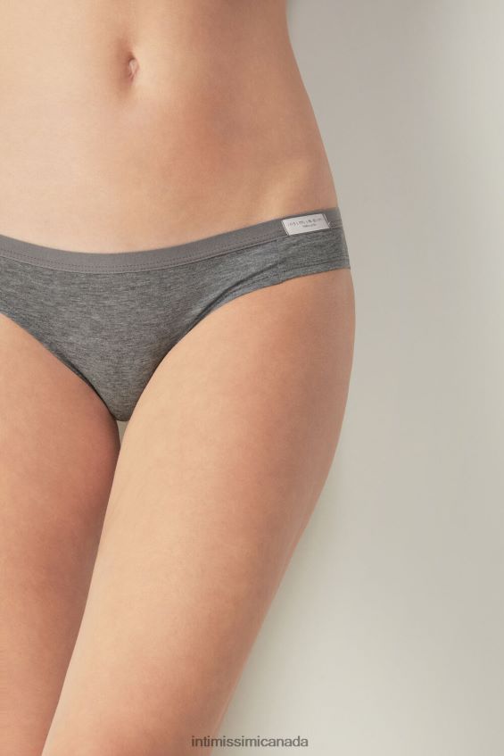 Underwear CA Intimissimi Women Natural Cotton Panties 616I-Cloud Grey Blend DD6R6T1126