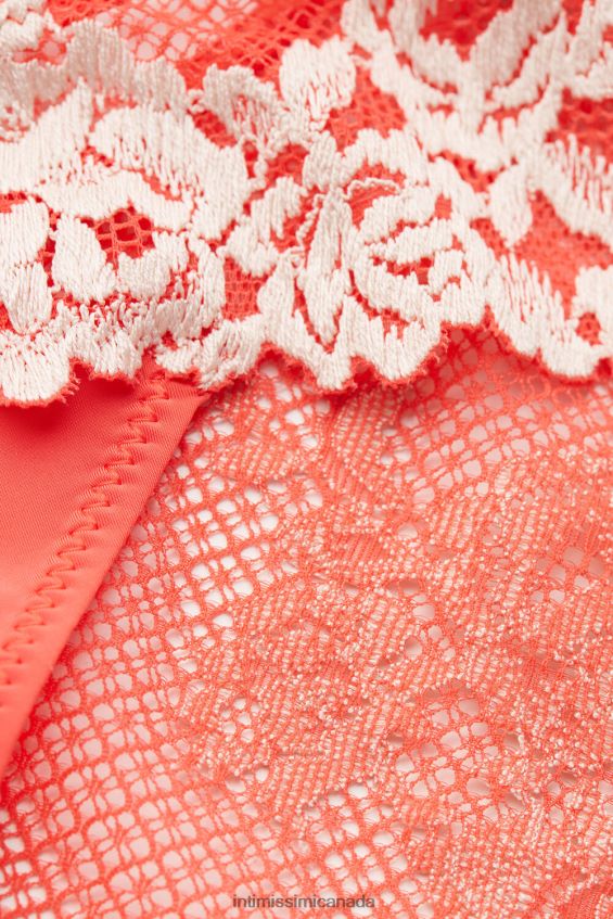 Underwear CA Intimissimi Women Pretty Flowers Briefs 216J-Flame Scarlet/Ivory DD6R6T953