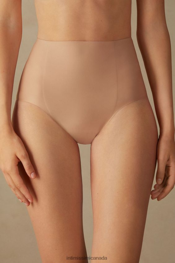 Underwear CA Intimissimi Women Raw-Cut Microfibre Briefs 044-Soft Beige DD6R6T1117