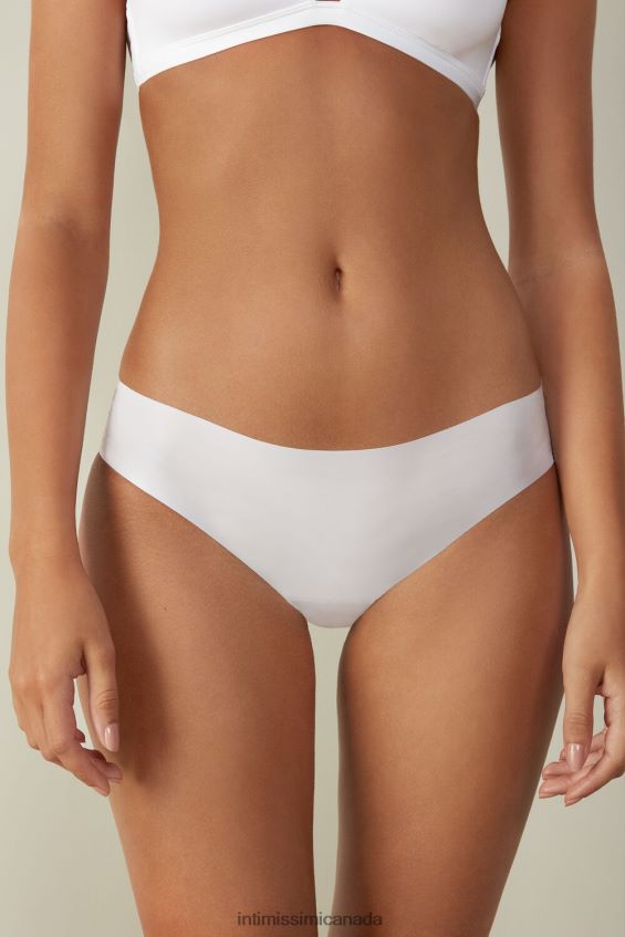 Underwear CA Intimissimi Women Seamless Microfibre Snug-Fit Panties 001-White DD6R6T1172