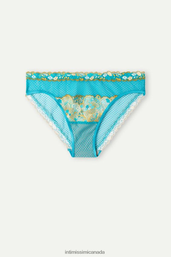 Underwear CA Intimissimi Women Summer Vibes Knickers 236J-Summer Turquoise Blue DD6R6T928
