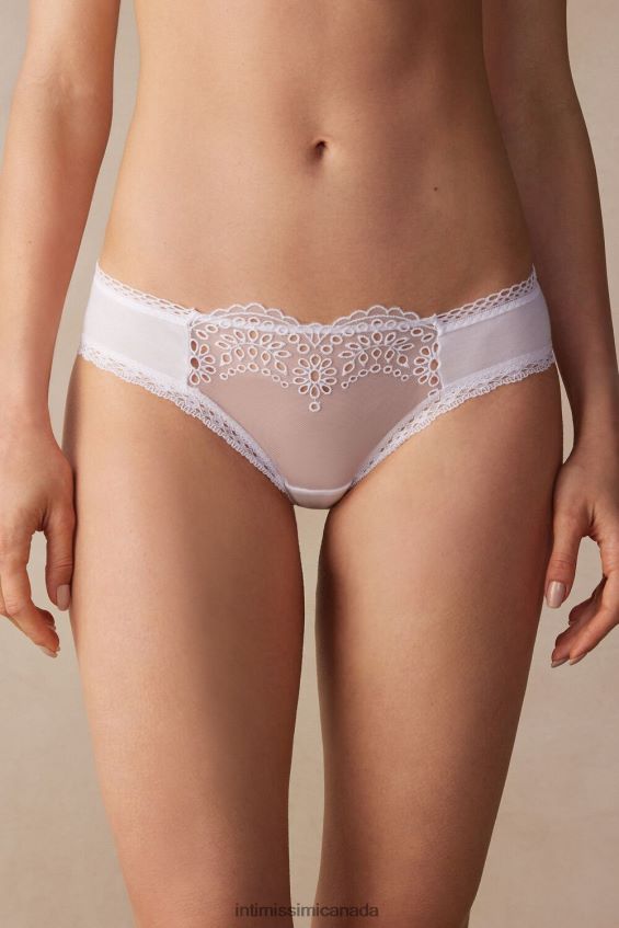 Underwear CA Intimissimi Women Timeless Simplicity Cotton Panties 001-White DD6R6T931