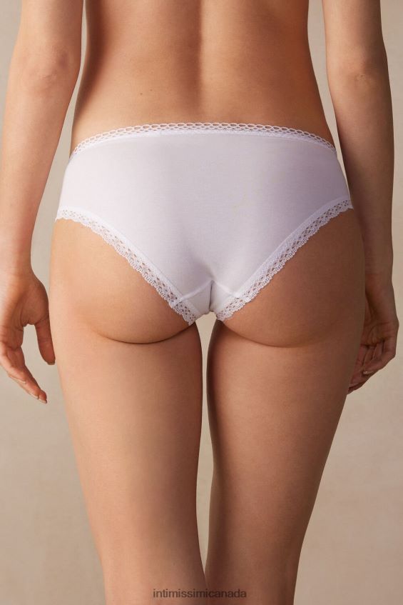 Underwear CA Intimissimi Women Timeless Simplicity Cotton Panties 001-White DD6R6T931