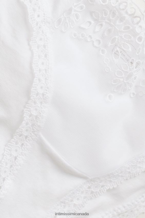 Underwear CA Intimissimi Women Timeless Simplicity Cotton Panties 001-White DD6R6T931