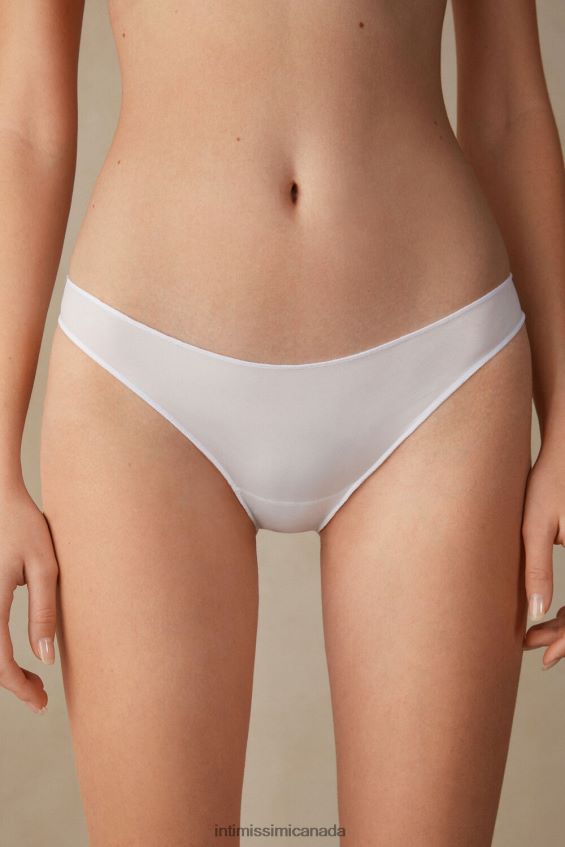 Underwear CA Intimissimi Women Ultralight Microfibre Low-Rise Briefs 001-White DD6R6T1010