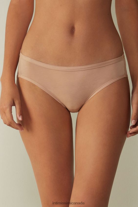 Underwear CA Intimissimi Women Ultralight Supima Cotton Briefs 044-Soft Beige DD6R6T1141