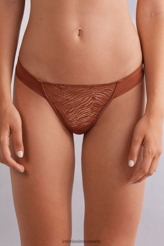 Underwear CA Intimissimi Women Go Animalier G-string 332J-Light Cinnamon DD6R6T843