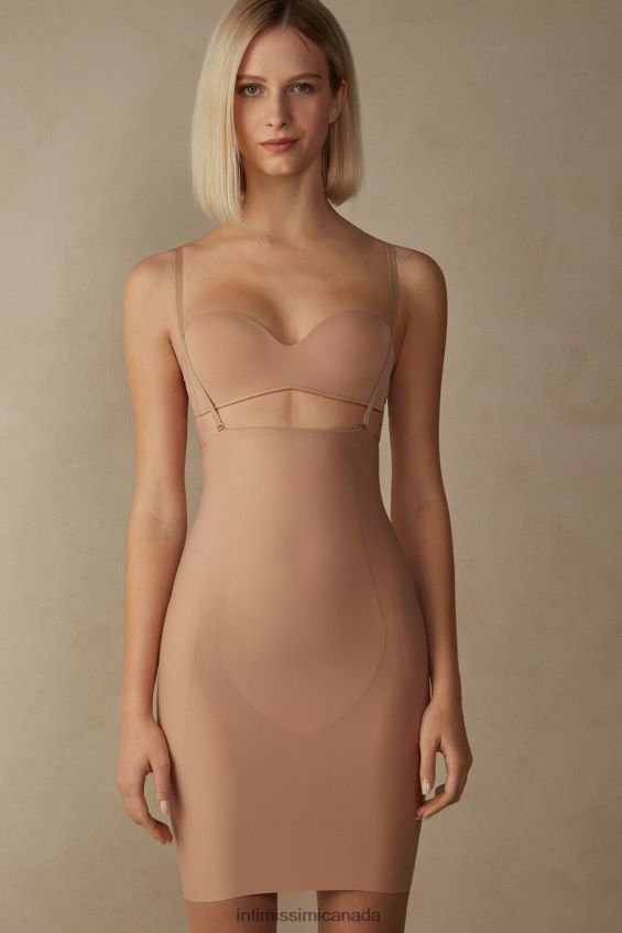 Apparel CA Intimissimi Women Seamless Microfibre Shaping Slip 044-Soft Beige DD6R6T1223