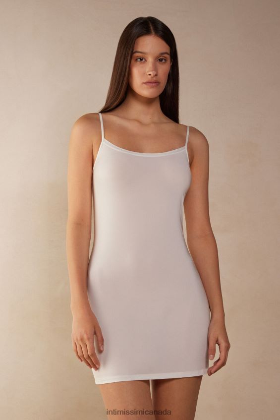 Apparel CA Intimissimi Women Ultralight Microfibre Slip 2127-Powder White DD6R6T1209