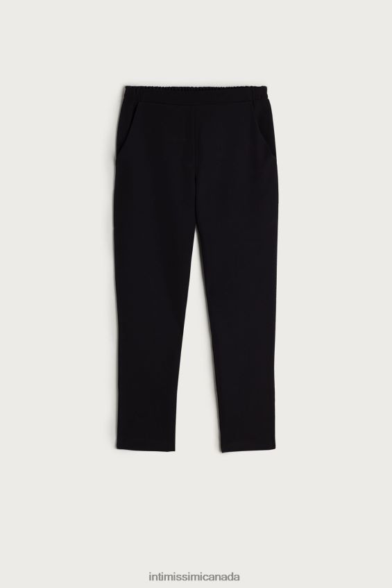 Apparel CA Intimissimi Women Trousers with Pockets 019-Black DD6R6T1472