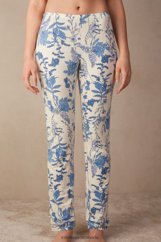 Apparel CA Intimissimi Women Feeling Beautiful Full-Length Modal Trousers 222J-Feeling Beautiful Print DD6R6T1548