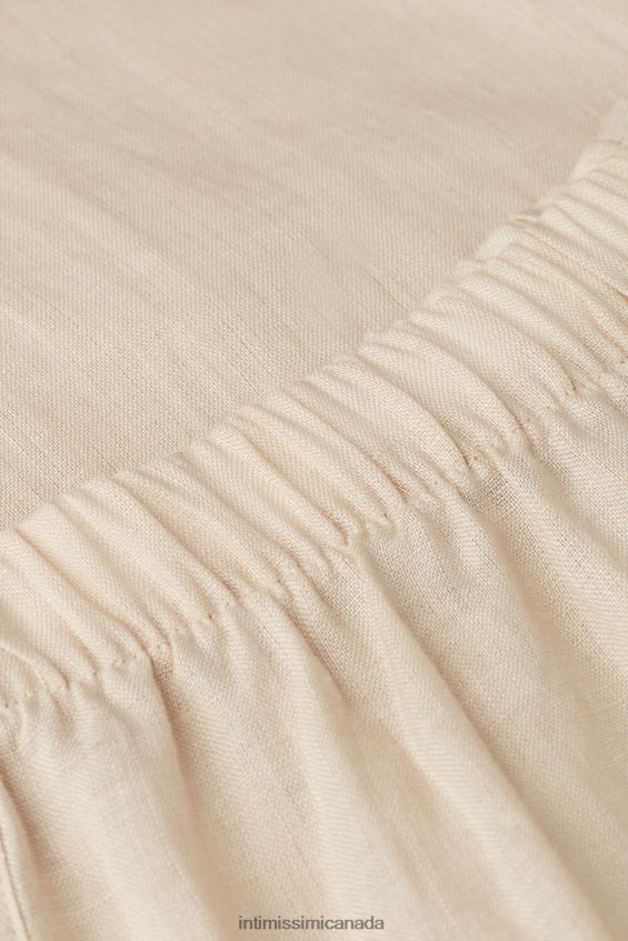 Apparel CA Intimissimi Women Yacht Night Linen Pyjama Bottoms 913I-Beige Rope DD6R6T1527