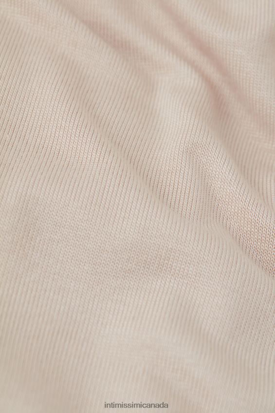 Apparel CA Intimissimi Women Simple Elegance Nightdress 227J-Silk Pink/Powder White DD6R6T1573