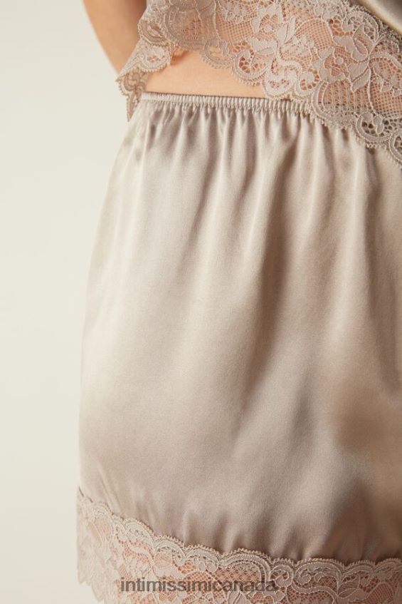 Apparel CA Intimissimi Women Silk Shorts 651I-Powder Beige DD6R6T1647