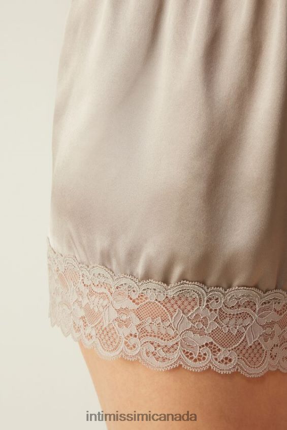 Apparel CA Intimissimi Women Silk Shorts 651I-Powder Beige DD6R6T1647