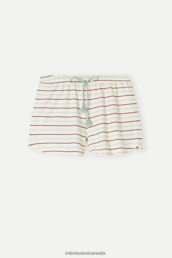 Apparel CA Intimissimi Women Spices Garden Cotton Jersey Shorts 004J-Riga Spices Garden DD6R6T1628