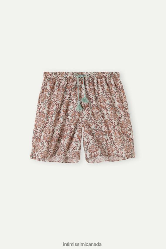Apparel CA Intimissimi Women Spices Garden Cotton Shorts 994I-St.Spices Garden DD6R6T1626