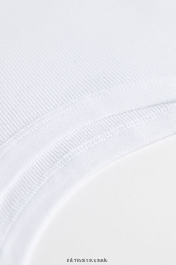 Apparel CA Intimissimi Women Supima Cotton Racer Back Vest Top 001-White DD6R6T1462